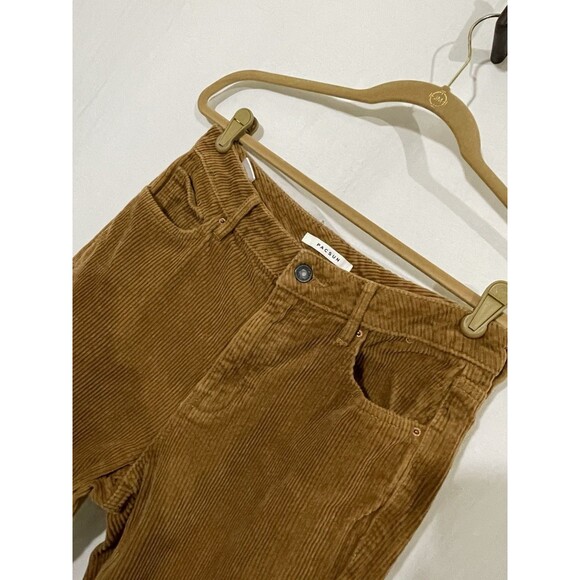 PACSUN Mom Jeans Camel Corduroy Ankle SZ 27 - Picture 2 of 9